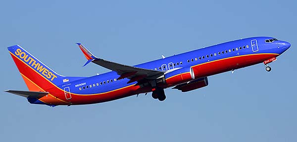 Southwest Boeing 737-8H4 N8306H, Phoenix Sky Harbor, December 22, 2014